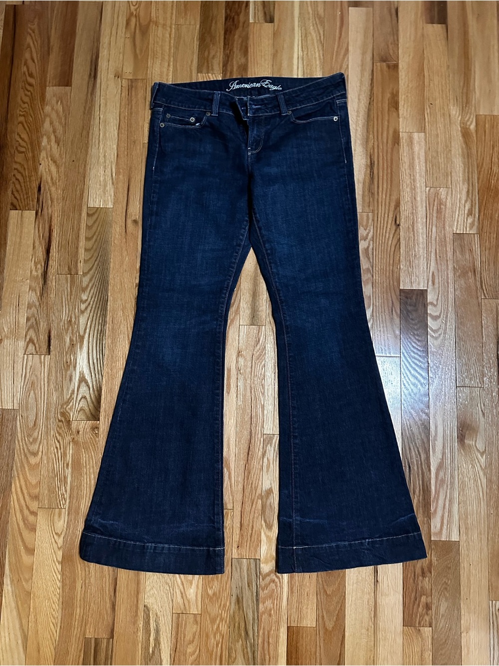 American Eagle Outfitters Dark Indigo Flare Jeans